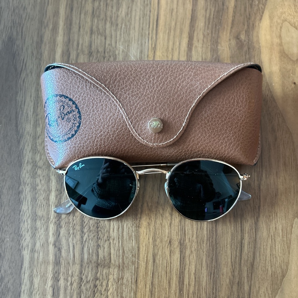 Ray ban round metal sunglasses